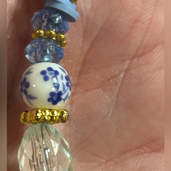 Goddess in Gold & Blue bracelet - Picture 13 of 13